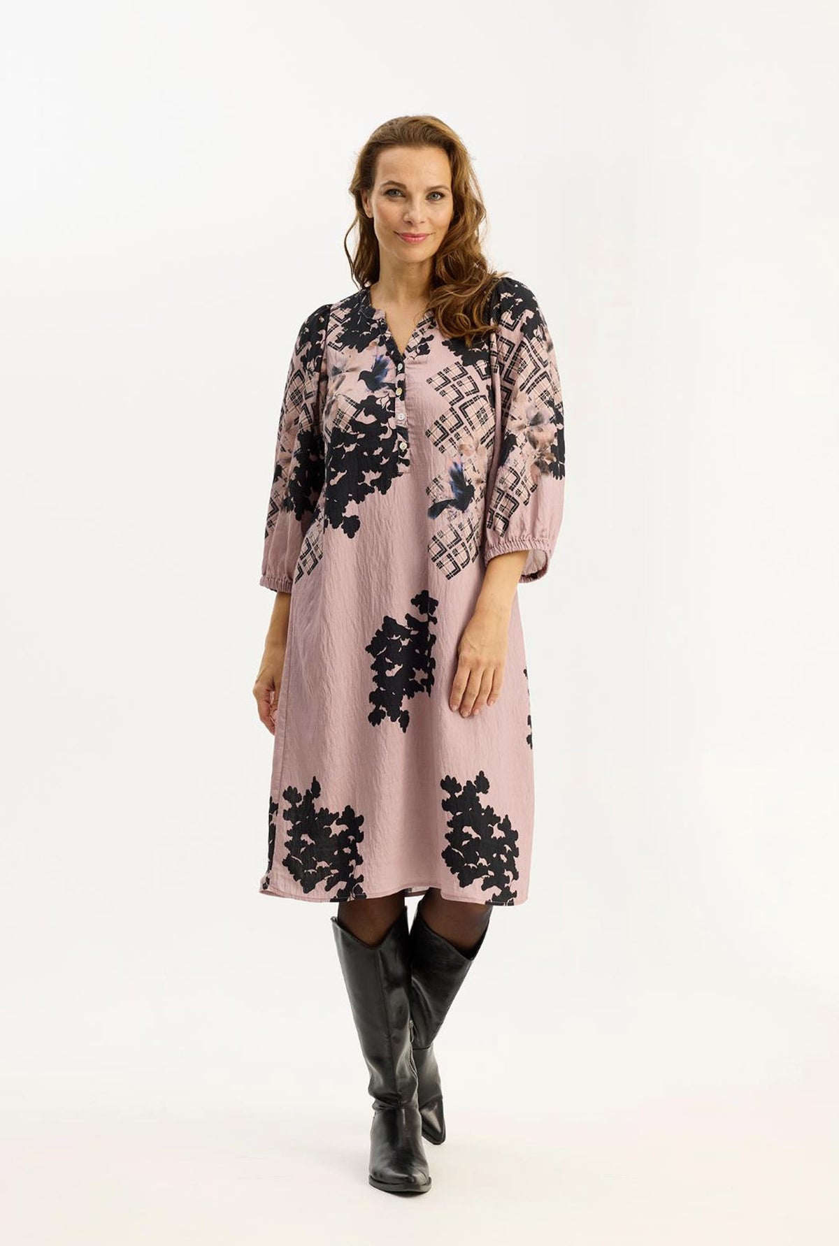 Pico dress DUSTY ROSE - 16886