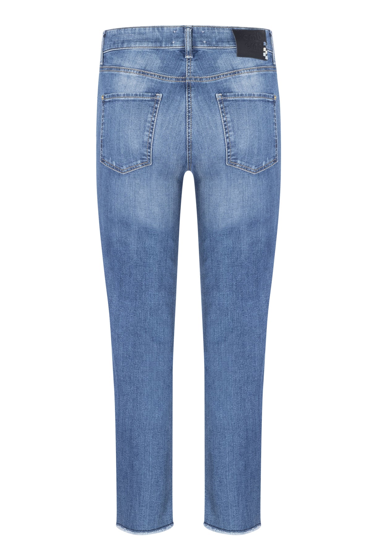 Piper Cropped Blå Denim - 0027 23 9182