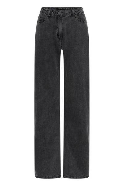 PlatieBB Loose pants Grey Denim - BBW4694 Thumbnail
