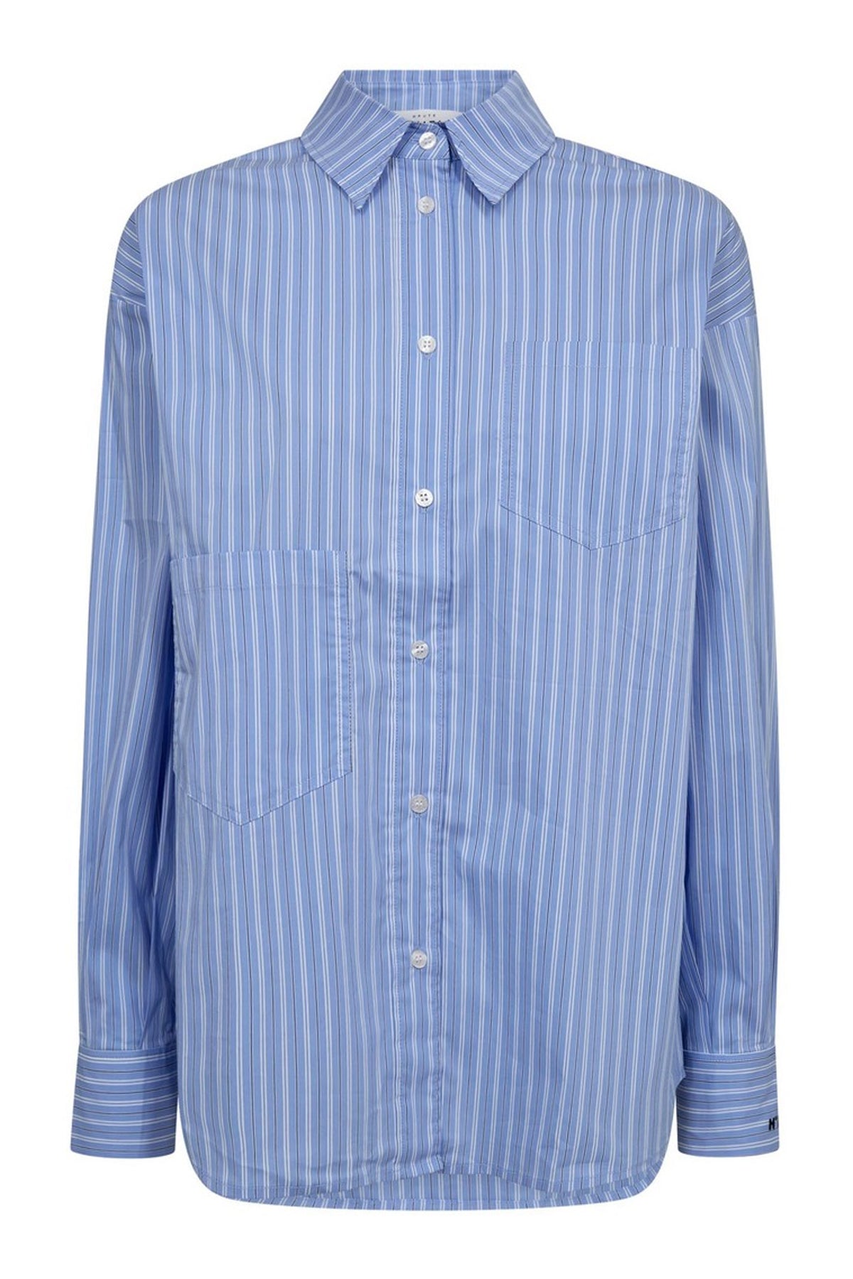 Pocket Stripe Shirt Blue - HL10259