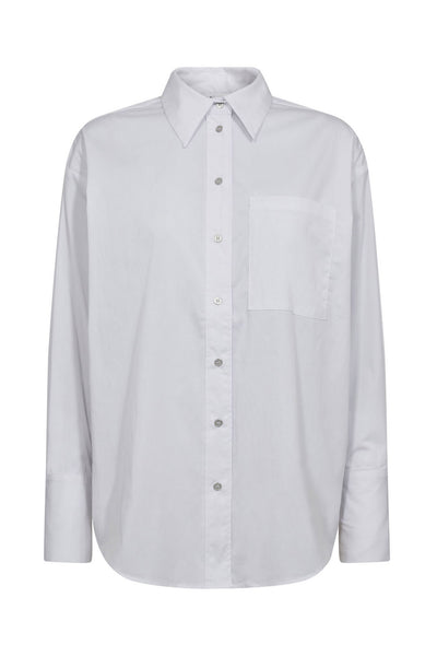 PoppyCC Cuff Shirt 4000-Vit - 35928 Thumbnail