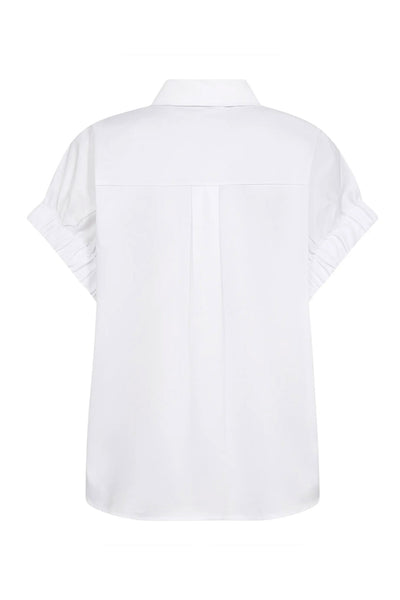 PoppyCC Elastic Cuff SS Shirt 10001-Vit - 500053 Thumbnail