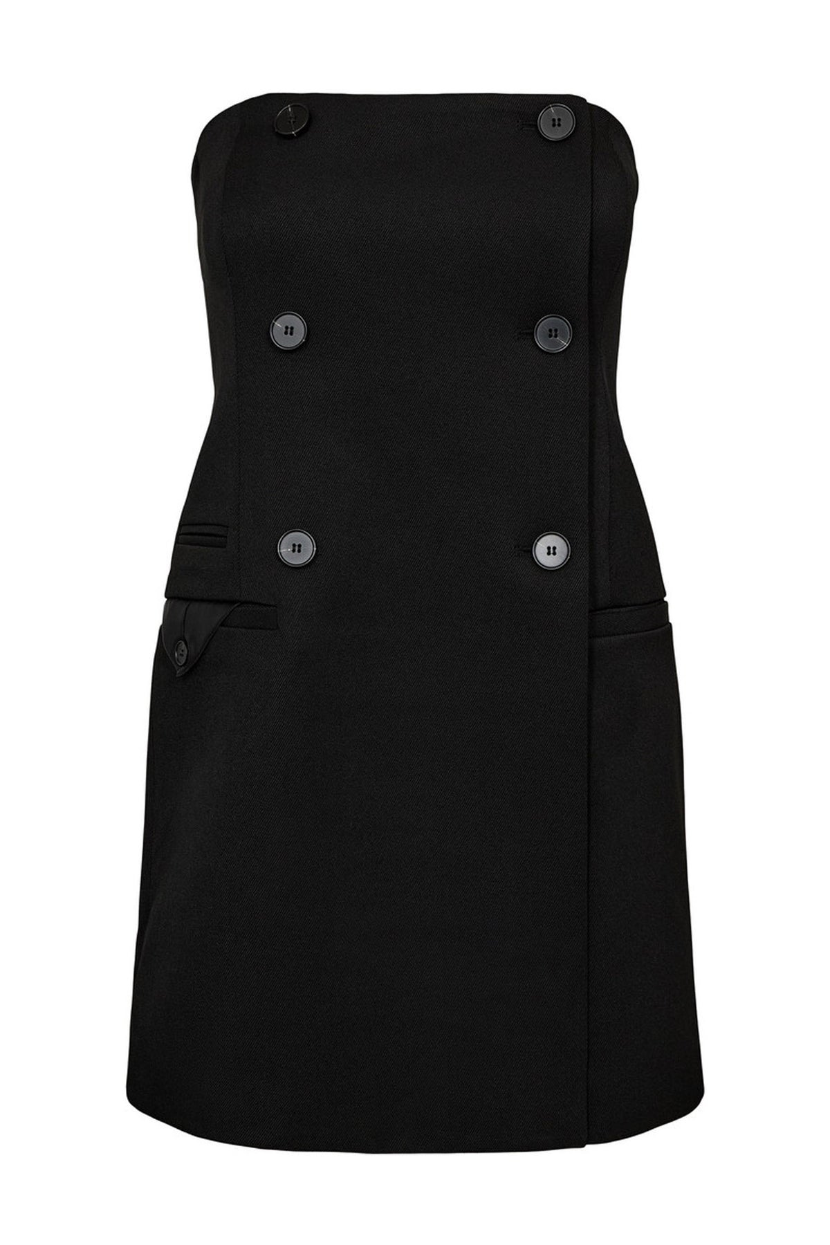 Premiere Corsage Mini Dress Black - HL10367