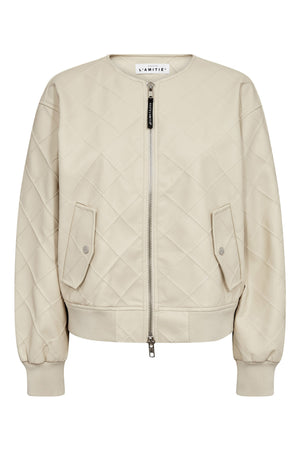 Quiltad PU-bomberjacka Pearl - HL10262