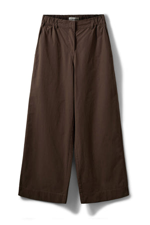 REINESW WIDE LEG TROUSERS 7052 Brun - SNOS741