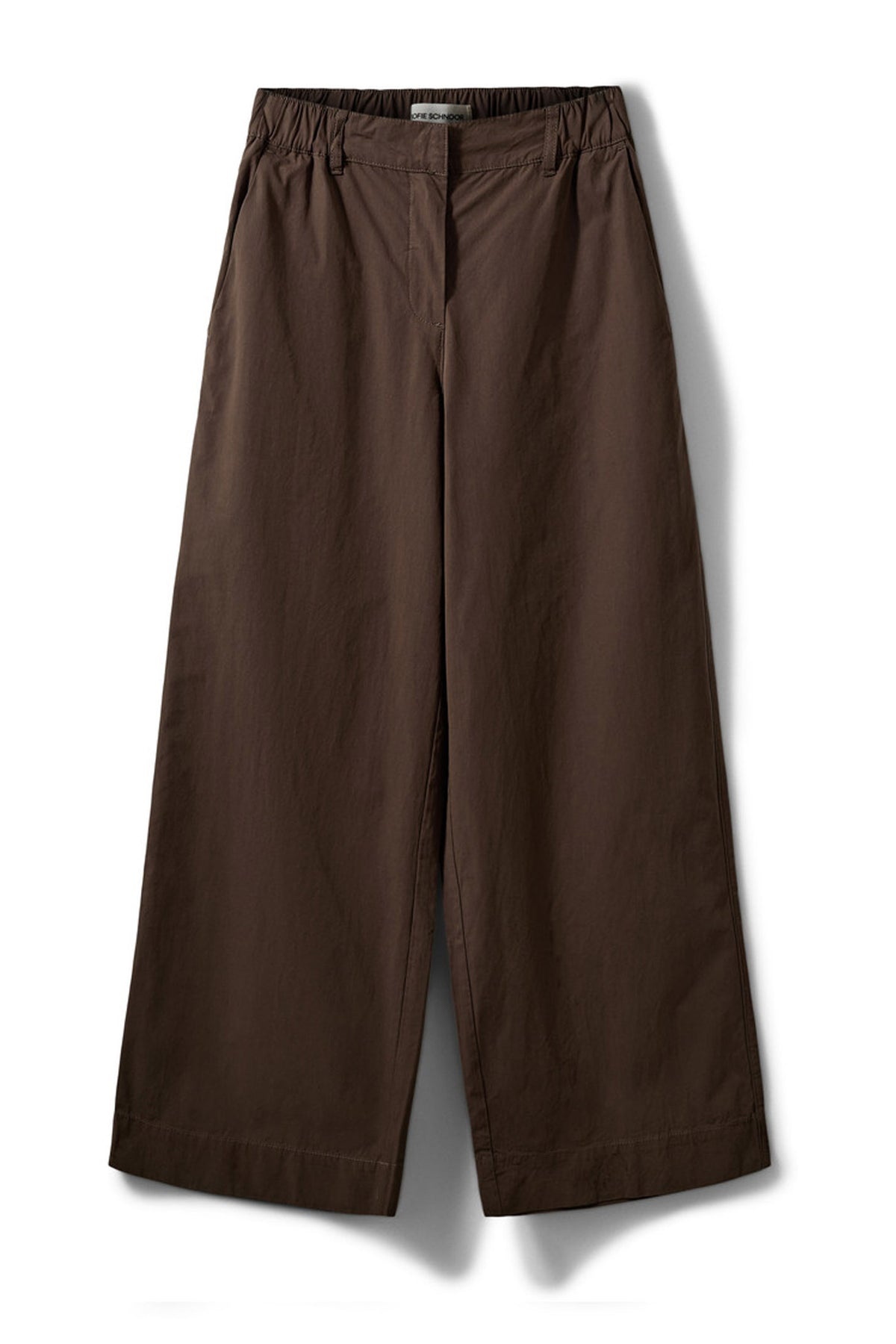 REINESW WIDE LEG TROUSERS 7052 Brun - SNOS741
