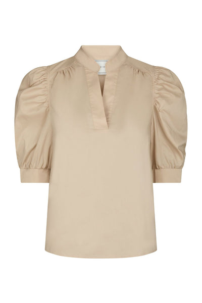 ROELLA POPLIN Mörk sand - 164283 Thumbnail