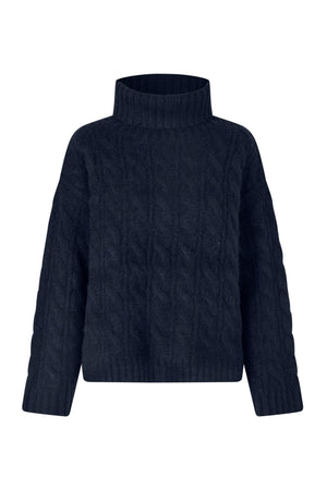 ResnoLL Knit Jumper LS 23 Mörkblå - 25471-5014