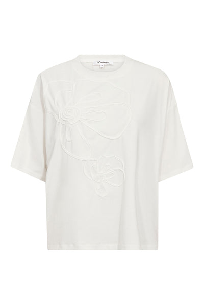 IvaraCC Flower Tee 10001-Vit - 500451 Thumbnail