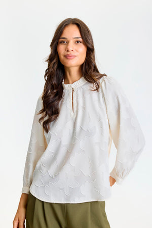 Ginger blouse OFF WHITE - 17293
