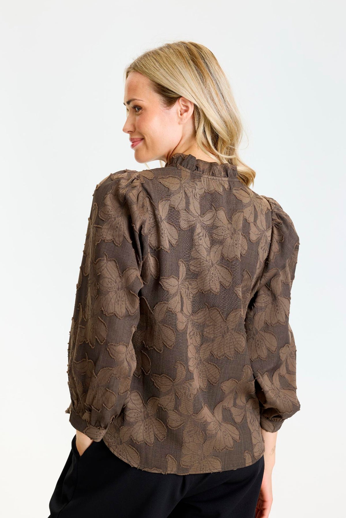 Ginger blouse Brown - 17293
