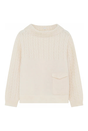 Helmi, stickad 1010-Off White - 62401/3615