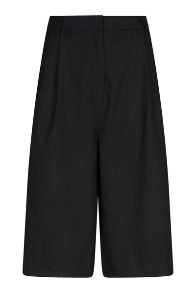 Rima Slim Pinstripe Shorts Mörkblå - 169531 Thumbnail