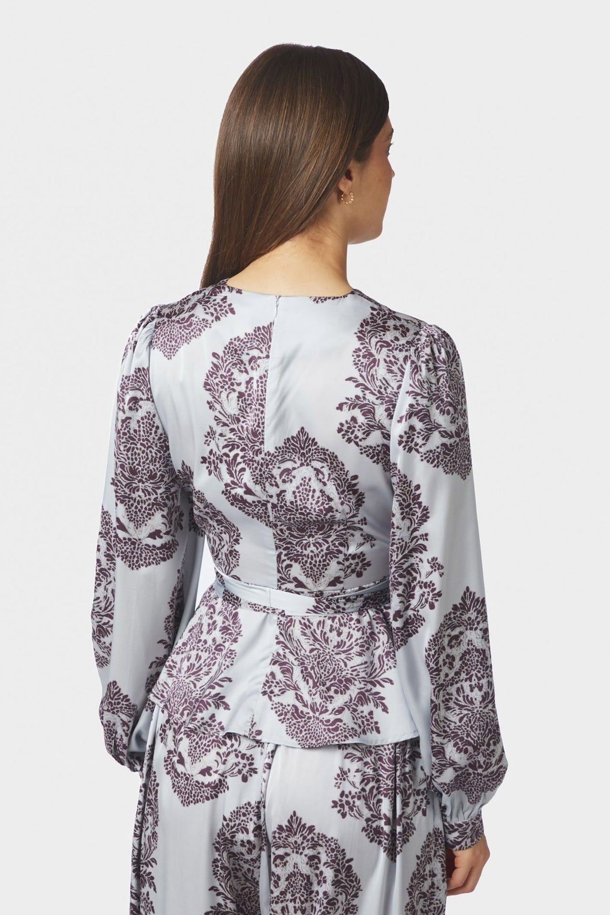 Rista Deco Drop Blouse Ljusblå - 169965