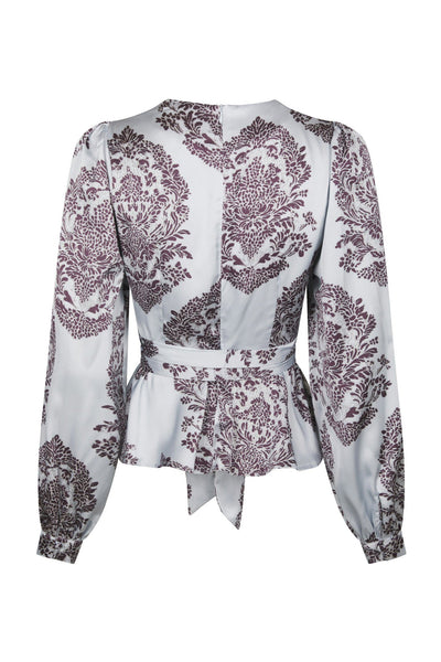 Rista Deco Drop Blouse Ljusblå - 169965 Thumbnail
