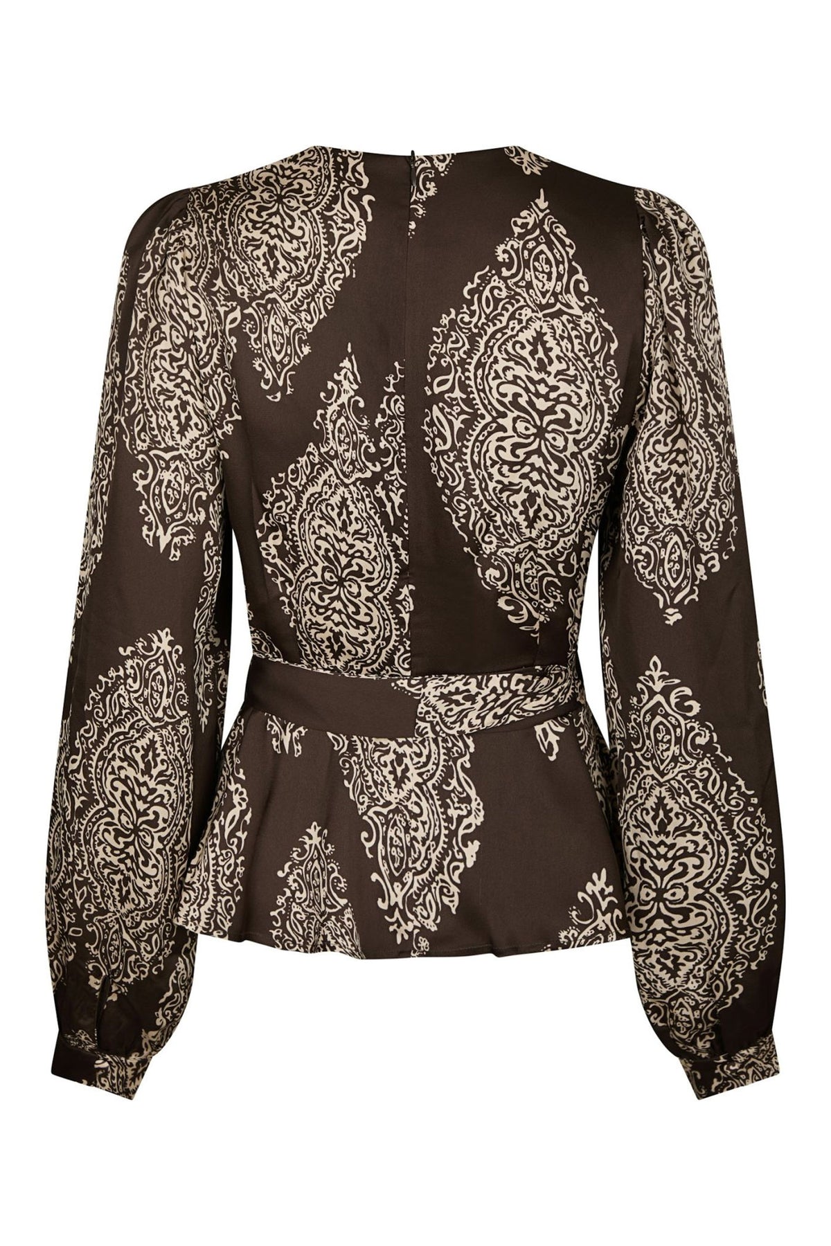 Rista Paisley Drop Mörkbrun - 166208