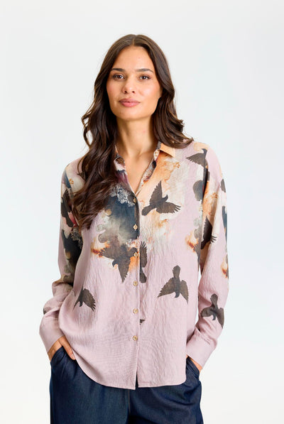 Scarlett skjorta Rose - 17307 Thumbnail