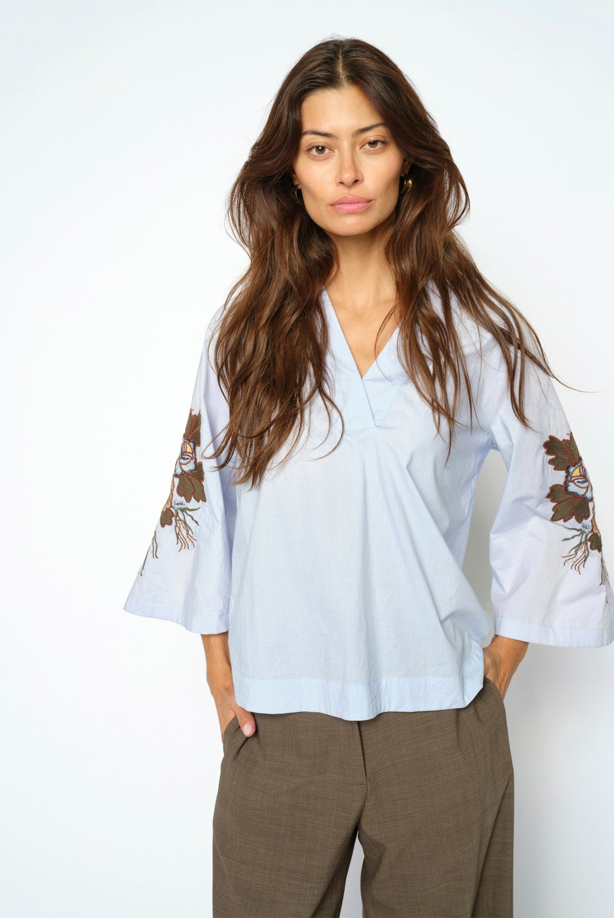 MMAleysa Popli Blus Skyway - 181100