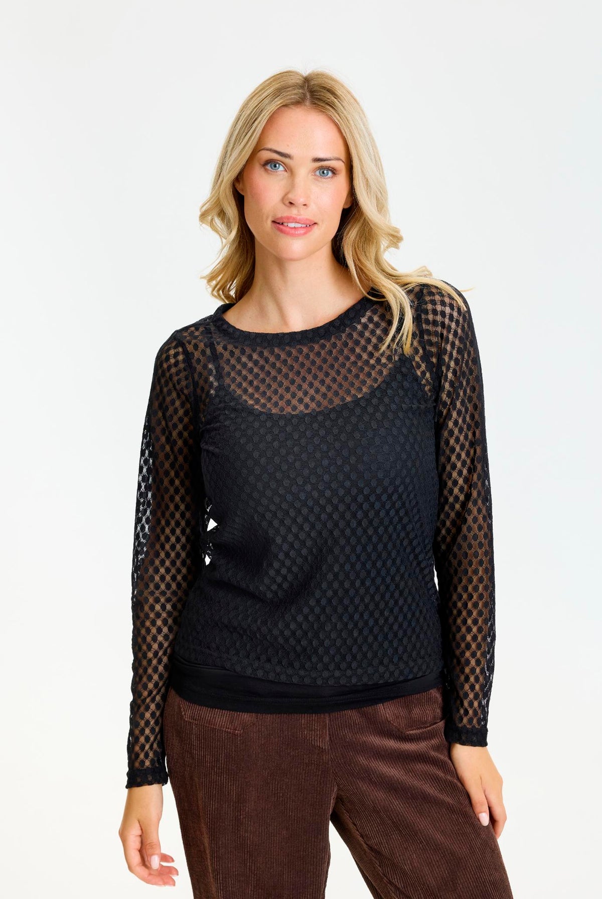 Jamina t-shirt SVART - 17285