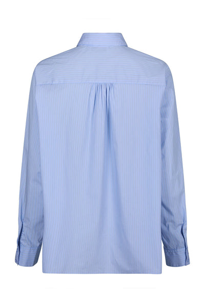 Rochelle Scarf Fine Stripe Shi Light Blue - 170095 Thumbnail