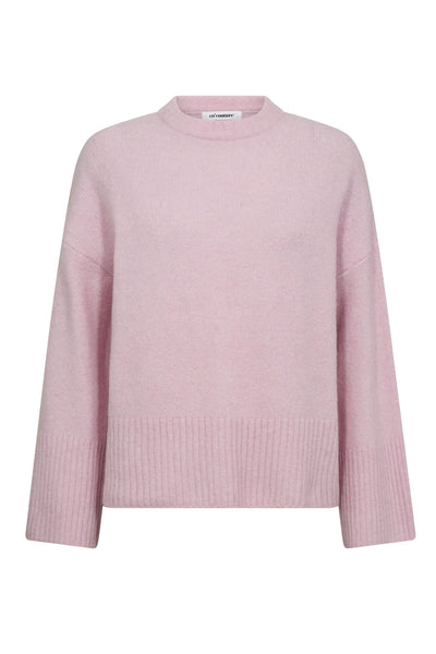 RogerCC O-Neck Knit 4543-Ljusrosa - 32196 Thumbnail