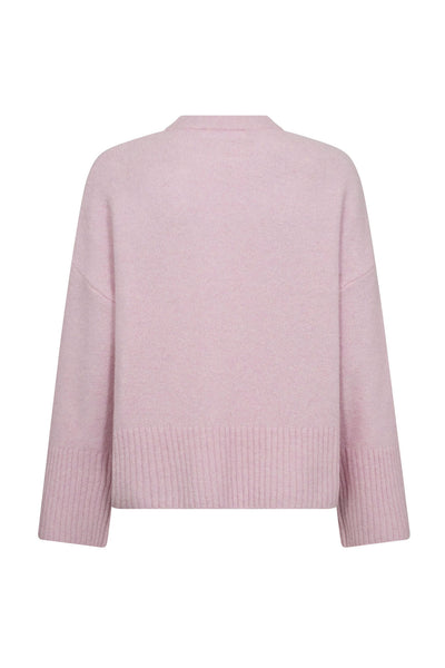 RogerCC O-Neck Knit 4543-Ljusrosa - 32196 Thumbnail