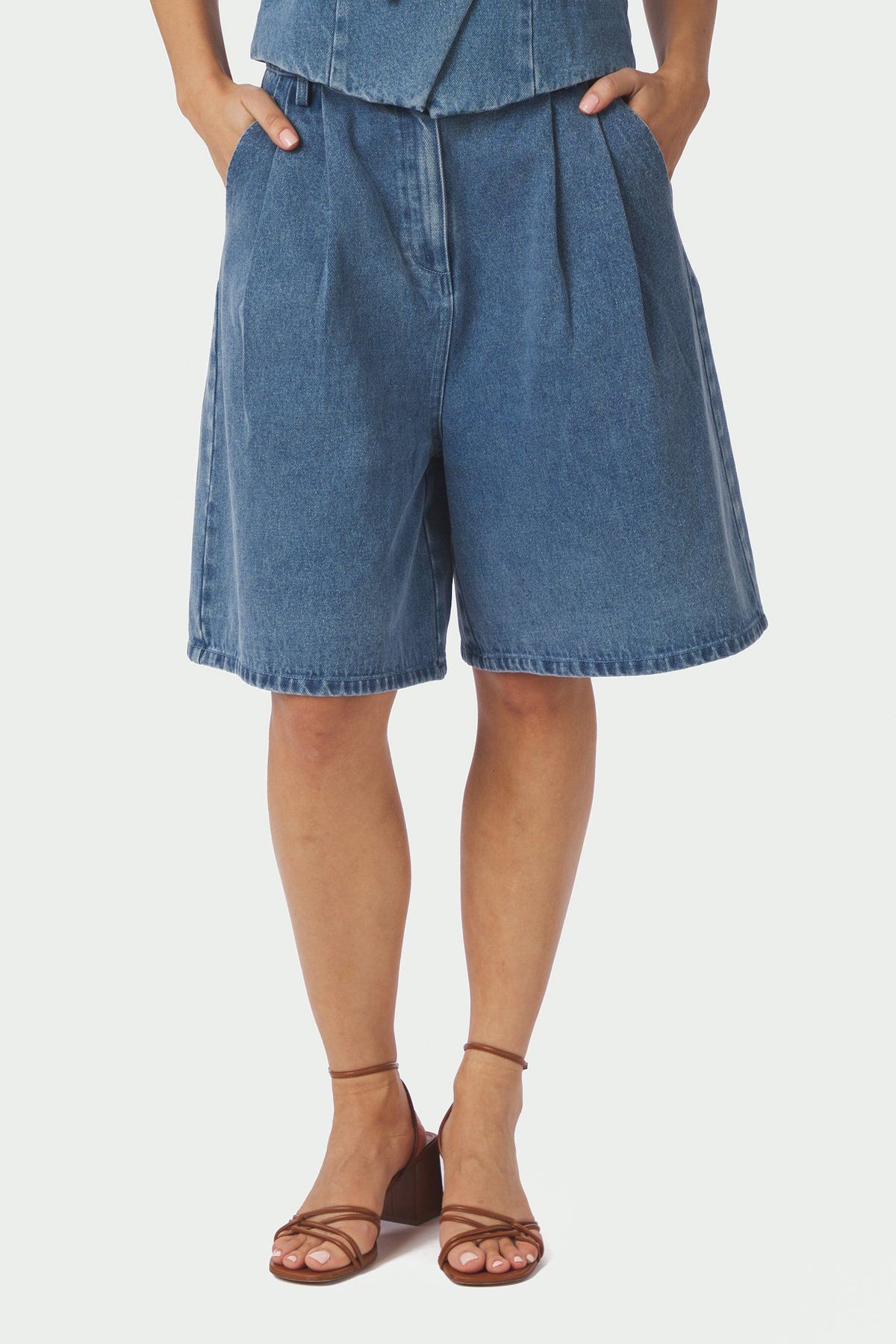 Rosel Denim Shorts Blue - 168984