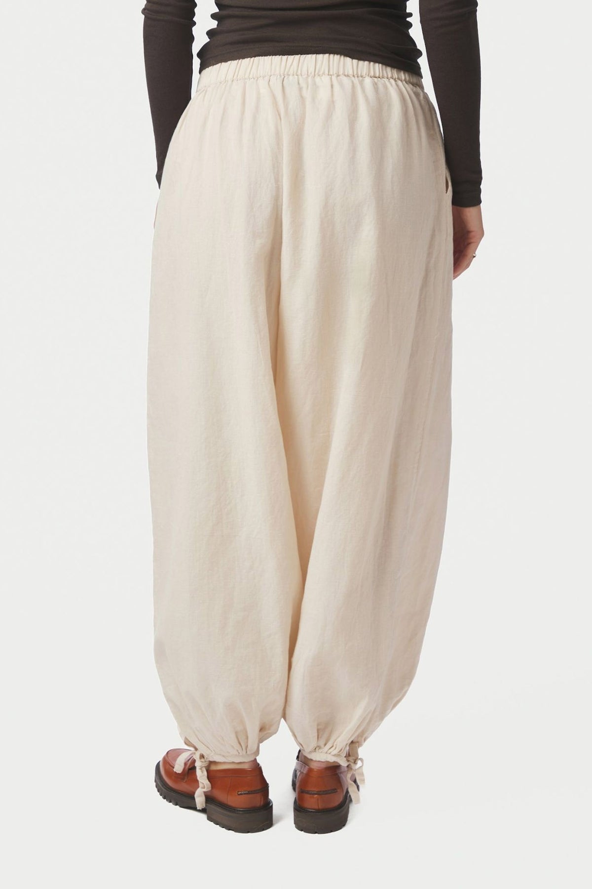 Roxane Balloon Linen Pants SAND - 169313