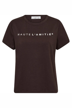 Rub Logo Tee Mocca - HL10096