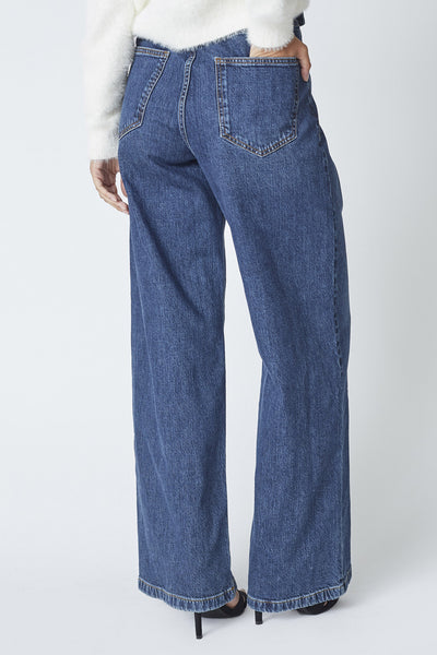 RumiCC Bältesjeans 555-Mörk denim 31662 Thumbnail