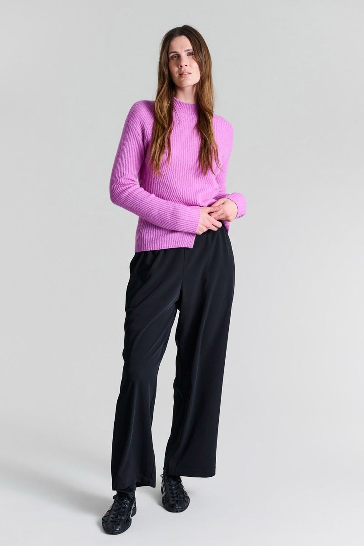 Ryoko raka byxor Black - 257-2441-5388