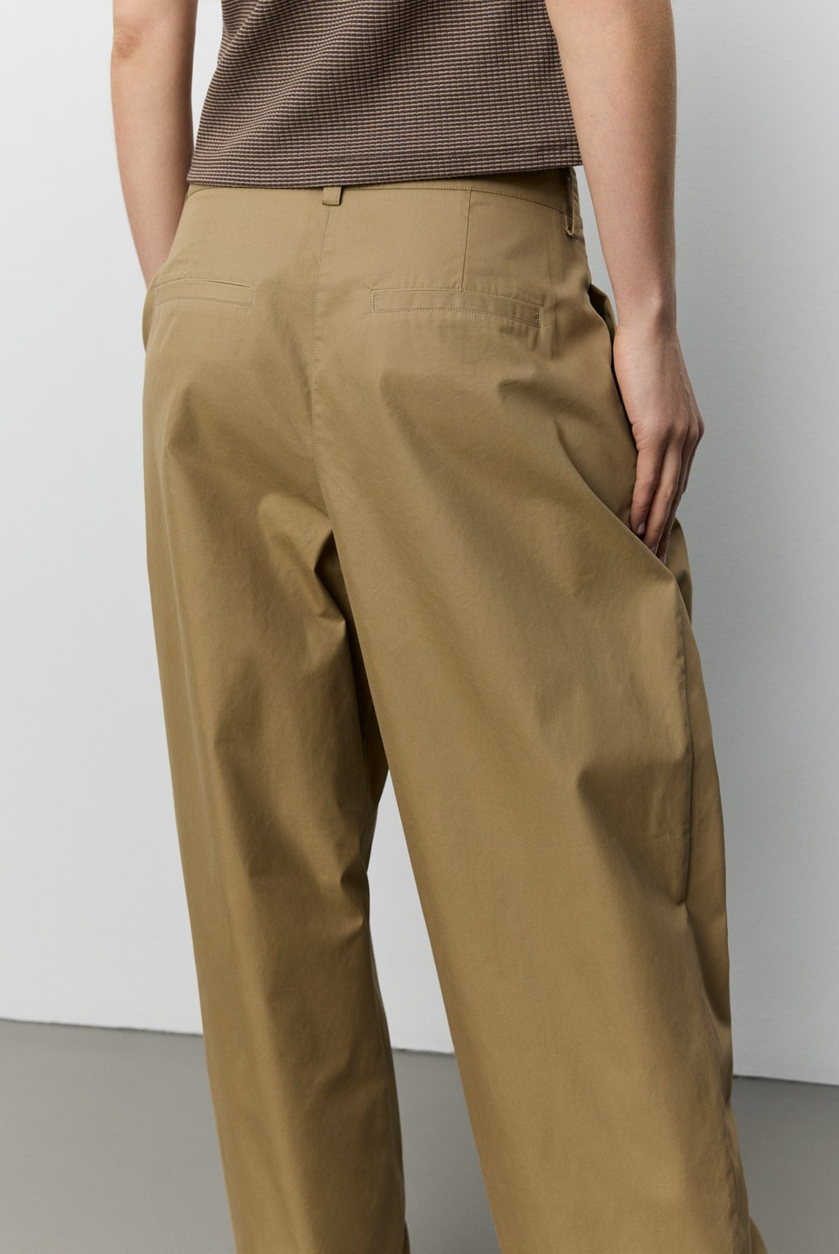 TAMARASW BARREL TROUSERS 7055 Light brown - S263290