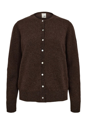 CISSESW CARDIGAN 7129 Brown Fudge - SNOS431