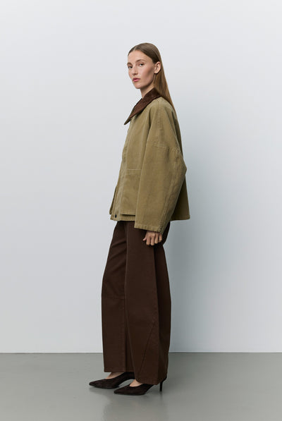 FRANCOSW OVERSIZED CANVAS JACK 7030 Khaki - SNOS775 Thumbnail