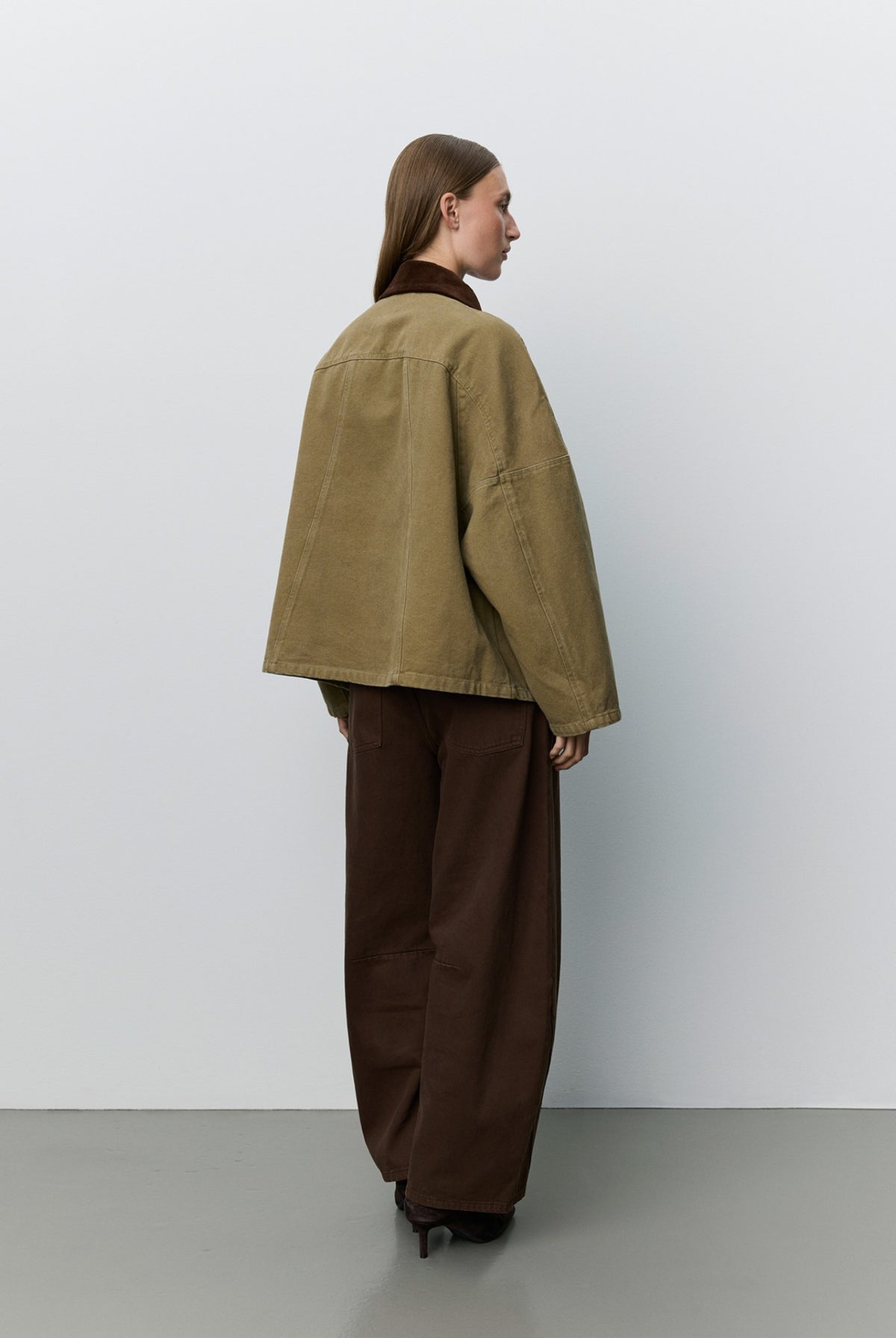 FRANCOSW OVERSIZED CANVAS JACK 7030 Khaki - SNOS775