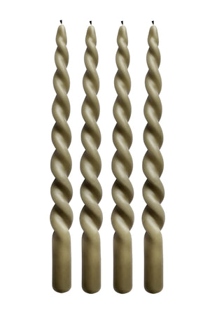 Paia Copenhagen Twist Candle - Ask med 4 - Cornstalk