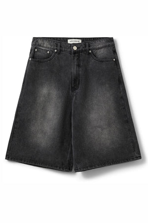 STOKESW OVERSIZED SHORTS 1015 Washed black - SNOS727