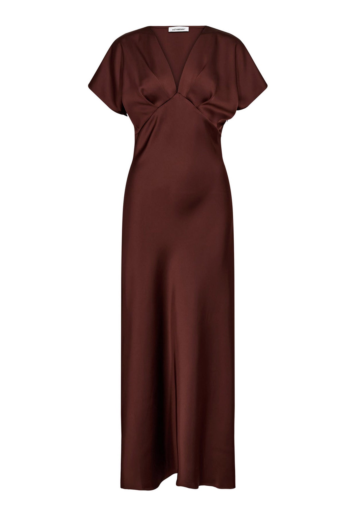 SafiraCC V-Dress 145-Mörkbrun - 36565