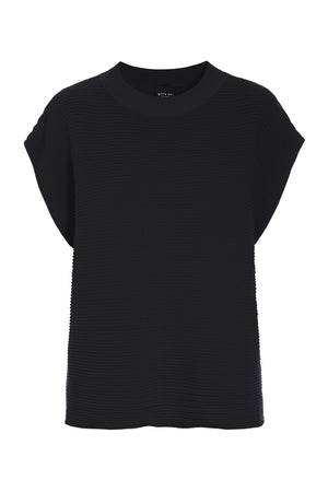 Saku blus med stråveck Black - 261-1073-5743