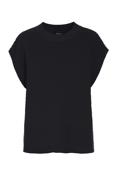 Saku blus med stråveck Black - 261-1073-5743 Thumbnail
