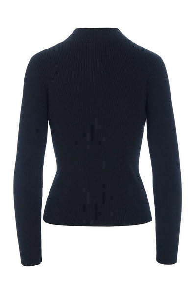 Saku blus med slits BLACK/IVORY TWIST - 259-1073-5521 Thumbnail