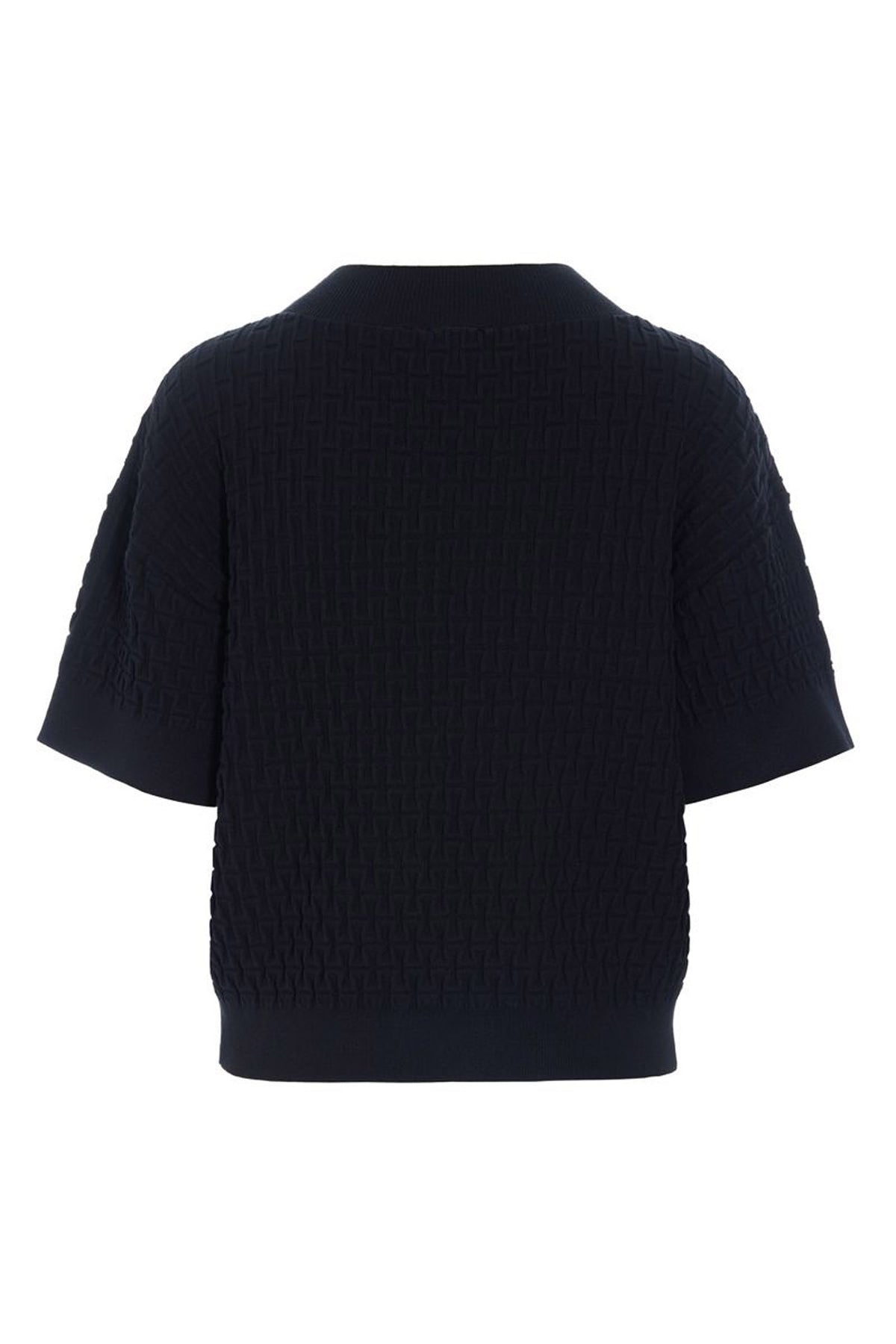 Saku kortærmet bluse Black - 261-1073-5747