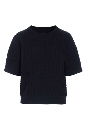 Saku kortærmet bluse Black - 261-1073-5747