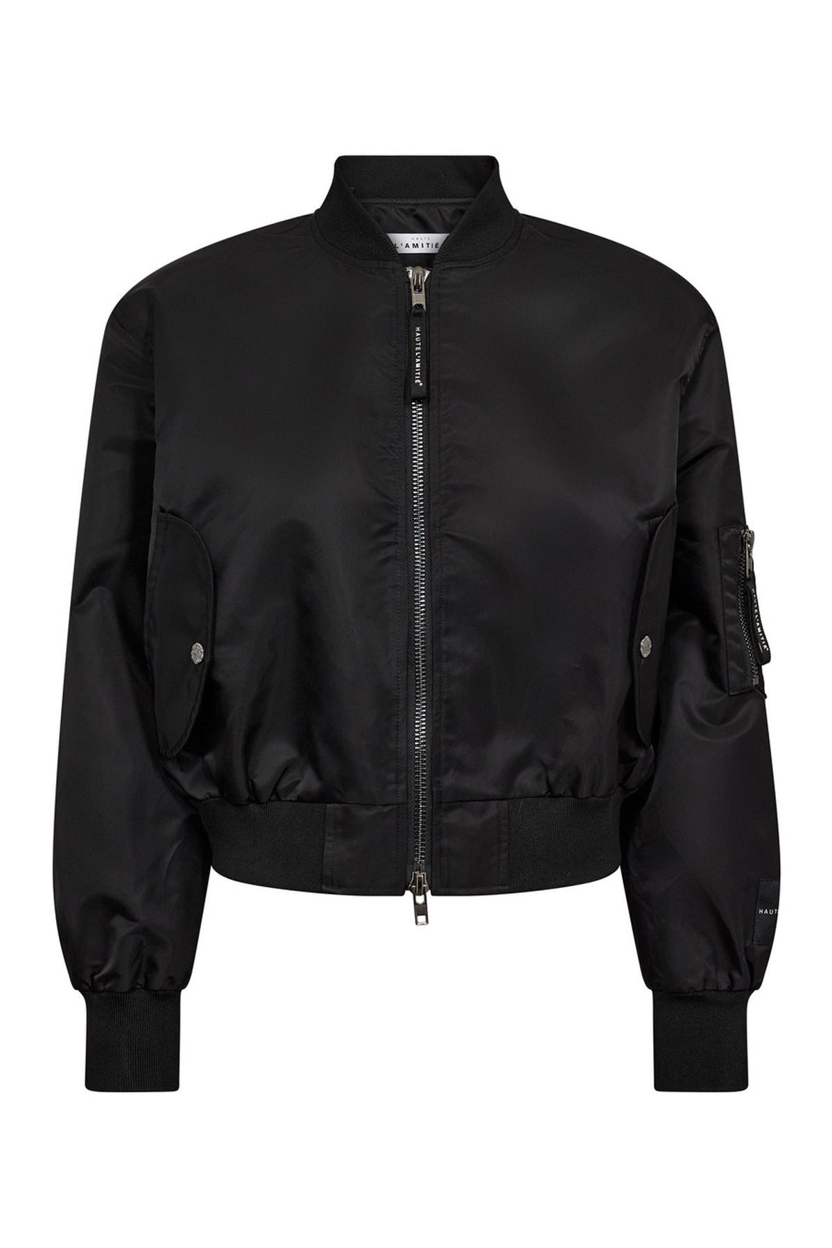 Sally Crop Bomber Svart - HL10659