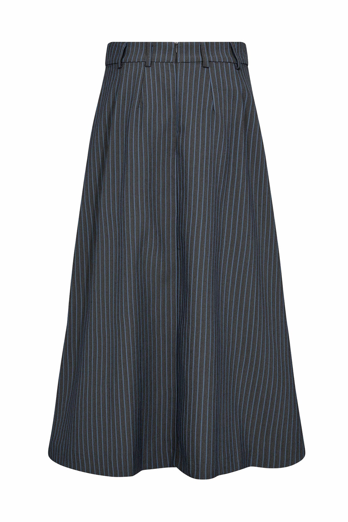 SalvieCC Anya Pleat Skirt 552-Denim blue - 44016