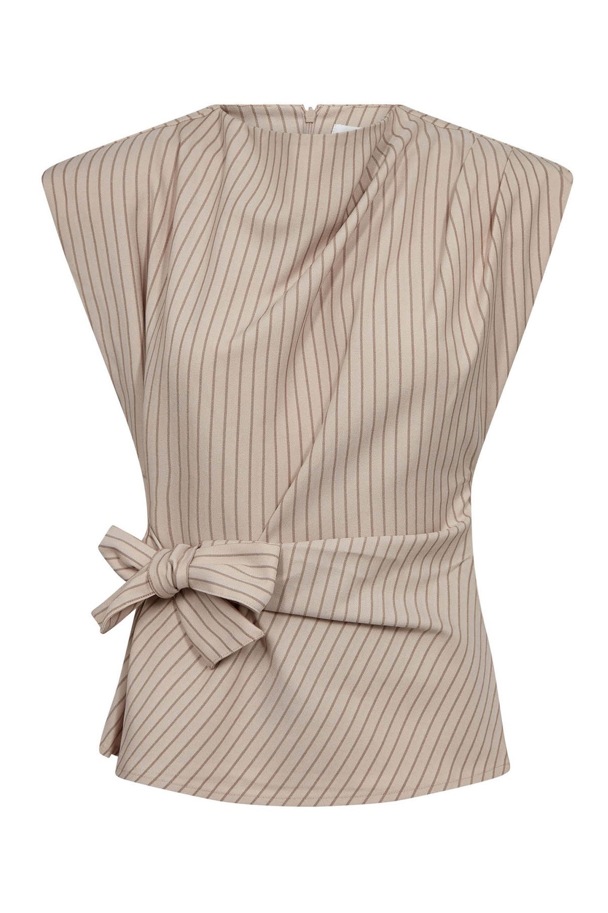 SalvieCC Pleat Top 199-Bone - 45068