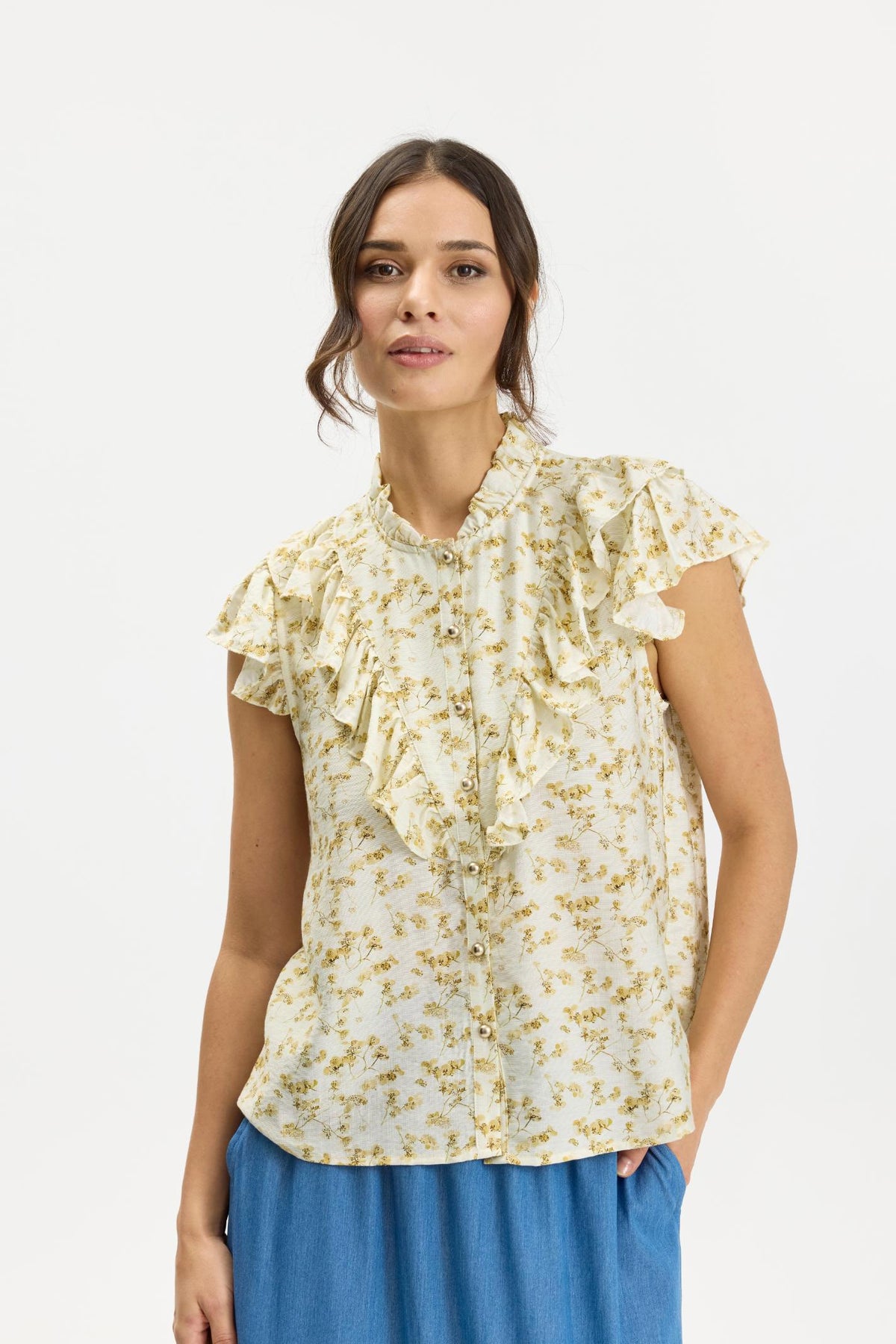 Sam skjorta Smörgult - 17045