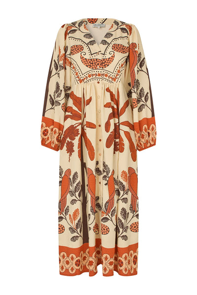 Saraill Dress 3/4 Creme - 26102-3000 Thumbnail