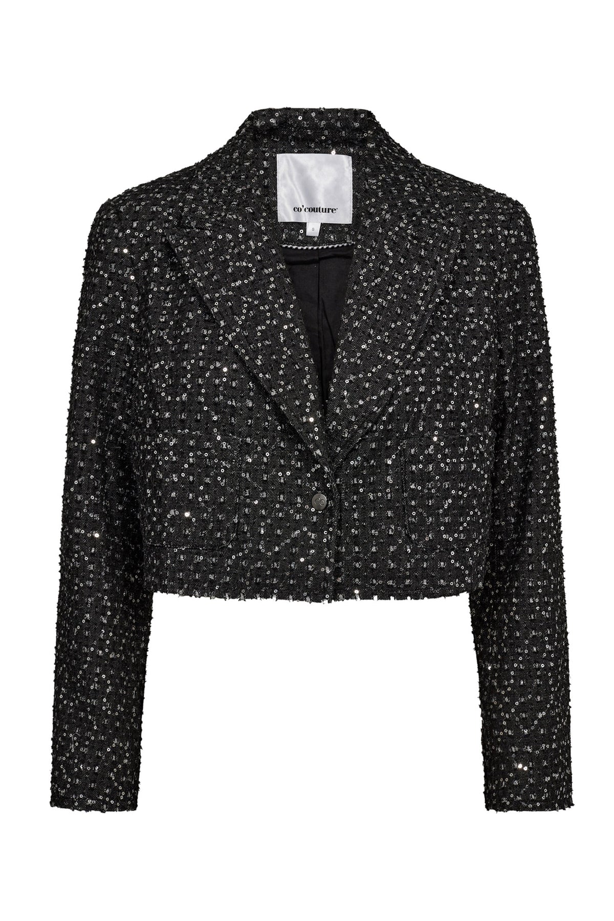 SequinCC Denimjacka 96-Black - 30273