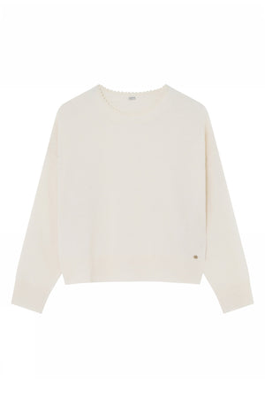 Shania, stickad 1010-Off White - 62427/3802